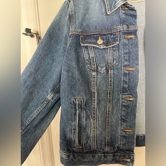 Ann Taylor LOFT Women’s Denim Jacket Size Large - Picture 8 of 10
